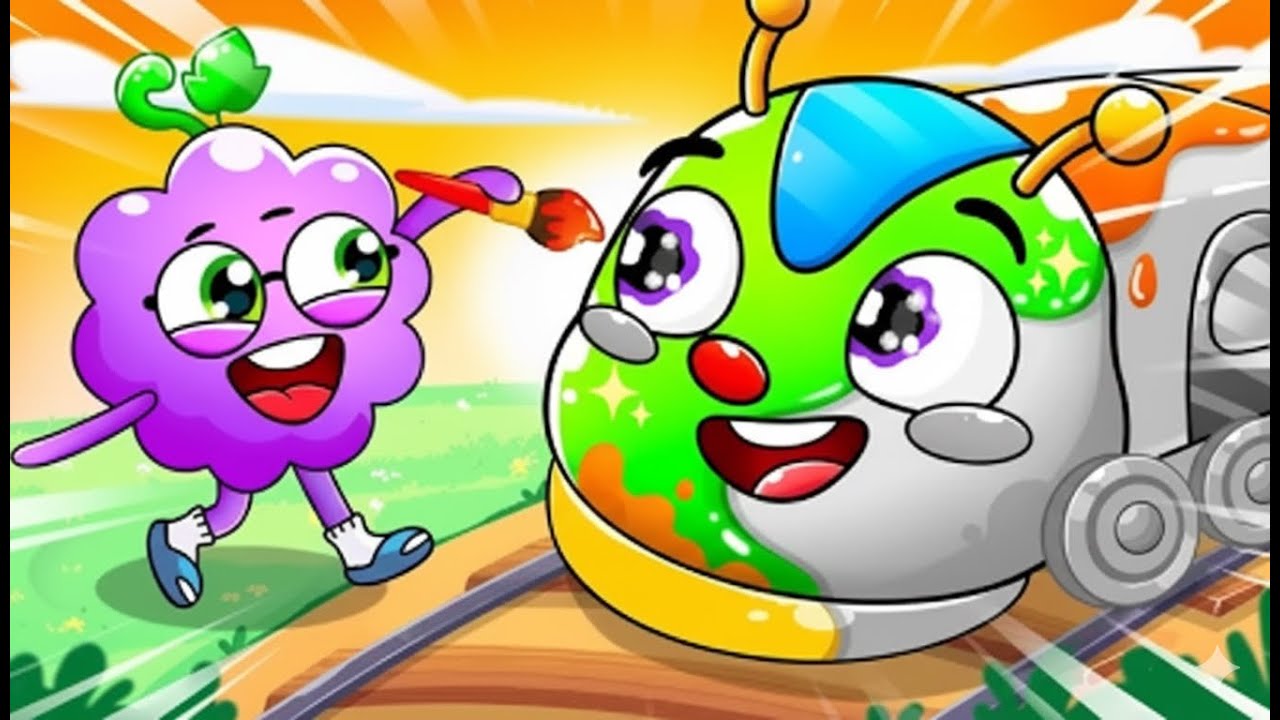 Funny Train Lost Color 😱 | Colors Education Song | English Kids Songs by YUM YUM