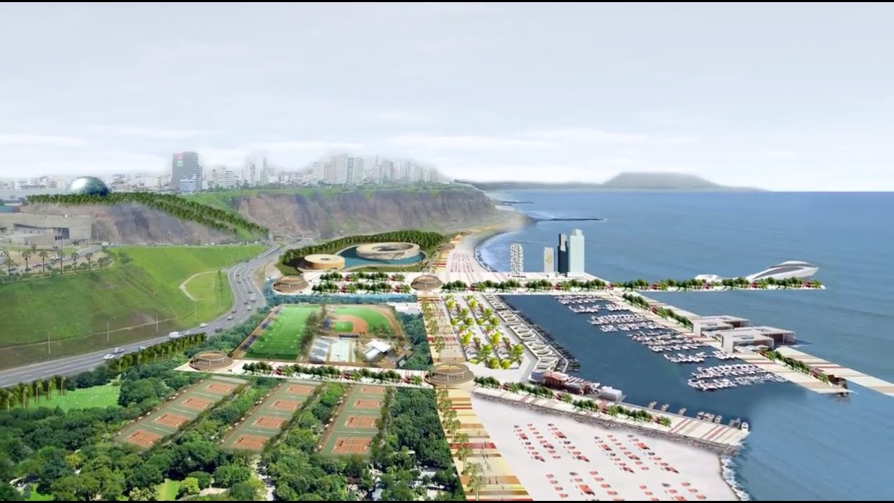 Proyecto de LUÍS CASTAÑEDA LOSSIO (que nunca se hizo) en la COSTA VERDE