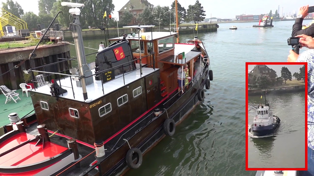 Afscheid sleepboot Limburgia Rotterdam