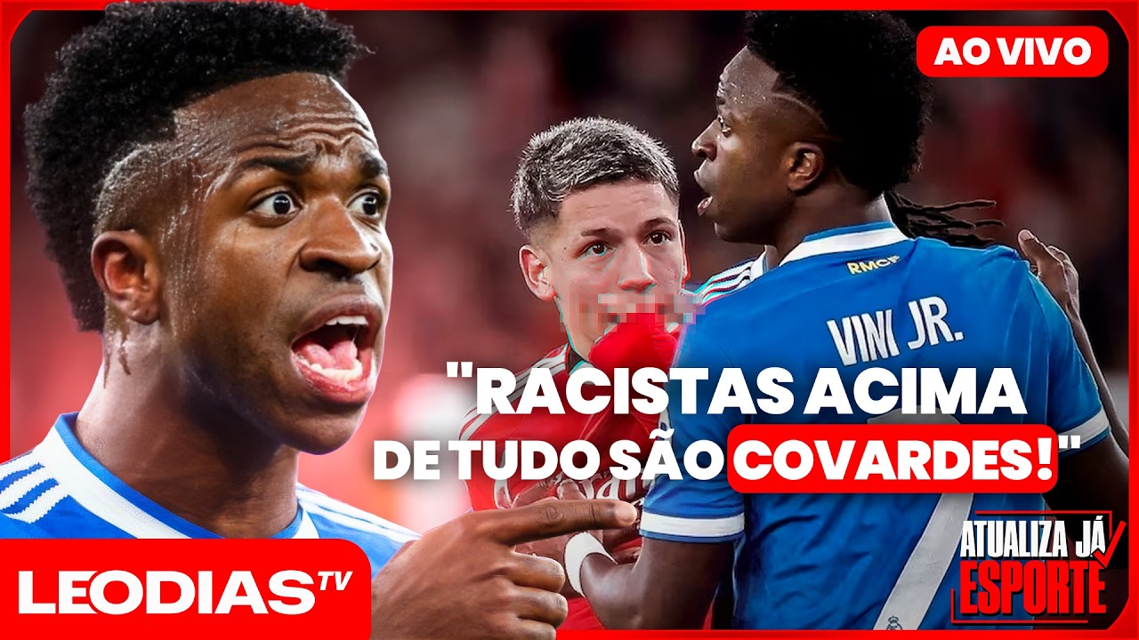 Vini Jr. Sofre RACISMO NOVAMENTE | Vitória do Real na Champions | Atualiza já Esporte | LeoDias Tv