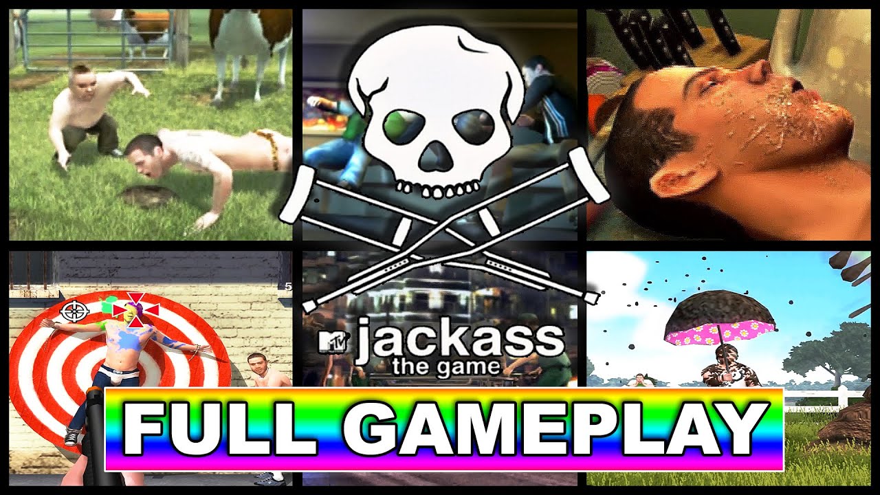 Jackass, The Game - Full Gameplay (No Commentary)