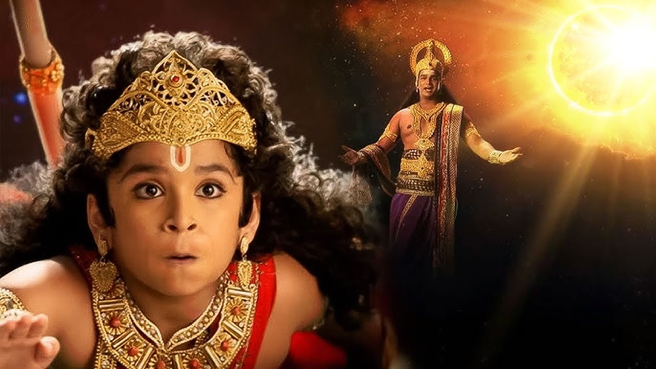 नादान बाल हनुमान ने सूर्य को फल समझ लिया तो काल देव ने रोका हनुमान का मार्ग || महावीर बजरंगबली