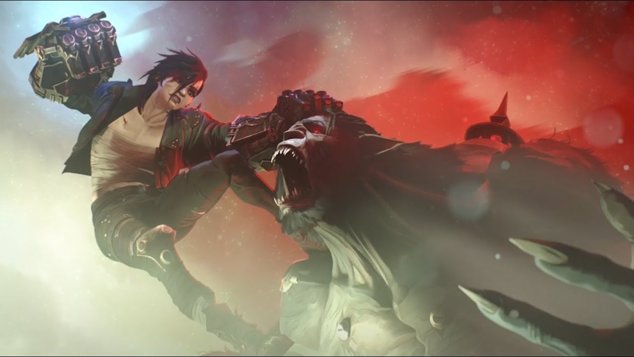 Vi VS Warwick Full Fight - Jinx & Vi's Mom | Arcane Season 2 Act 2