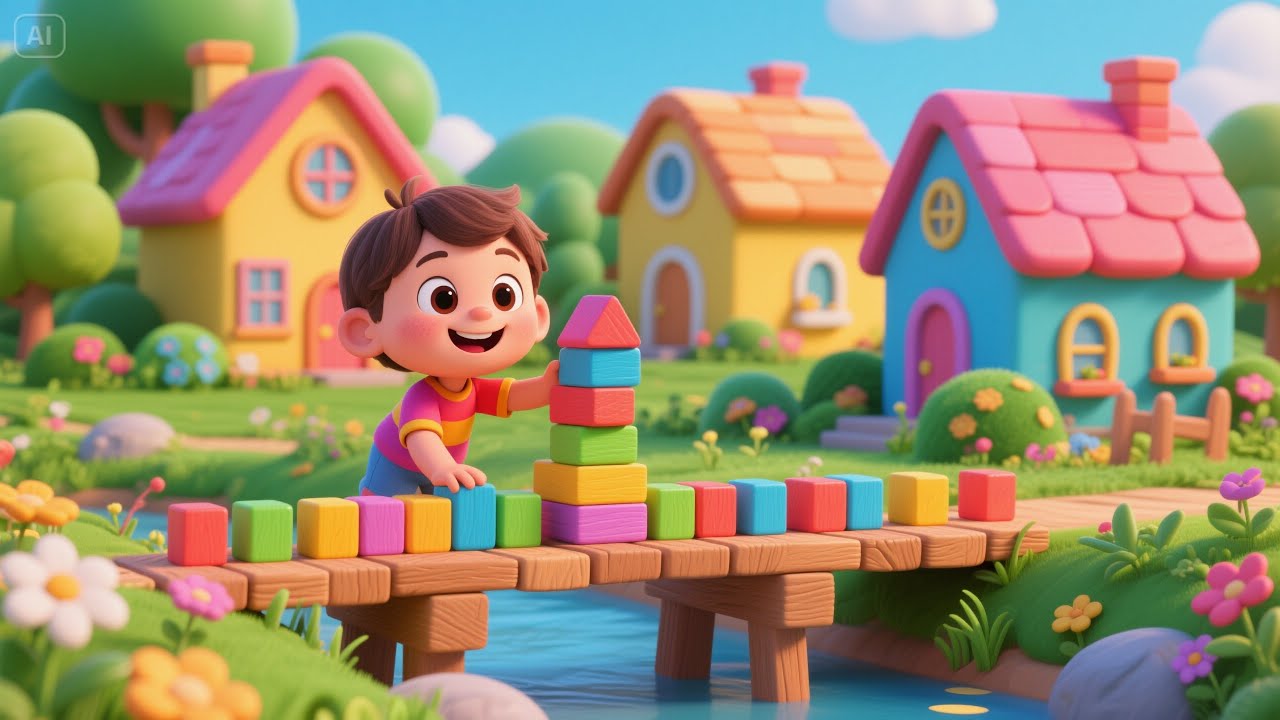 Bridge Builder &ndash; London Fix It Up! | Popular Nursery Rhyme | Educational Kids Songs