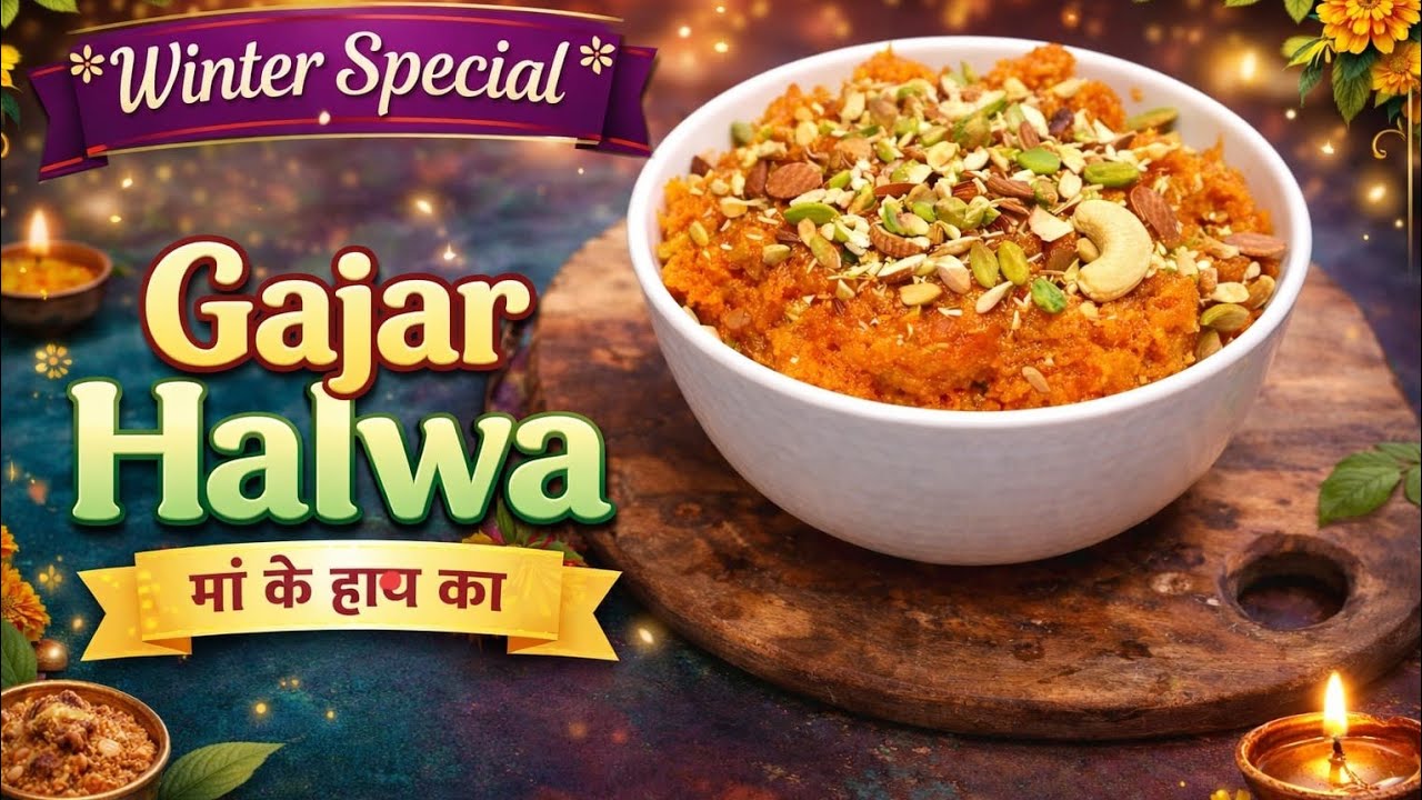 Winter Special Gajar Halwa😍Sardi Mein Ye Banta Hi Banta Hai Maa Ke Haath ka Halwa@Cook with FoodTube