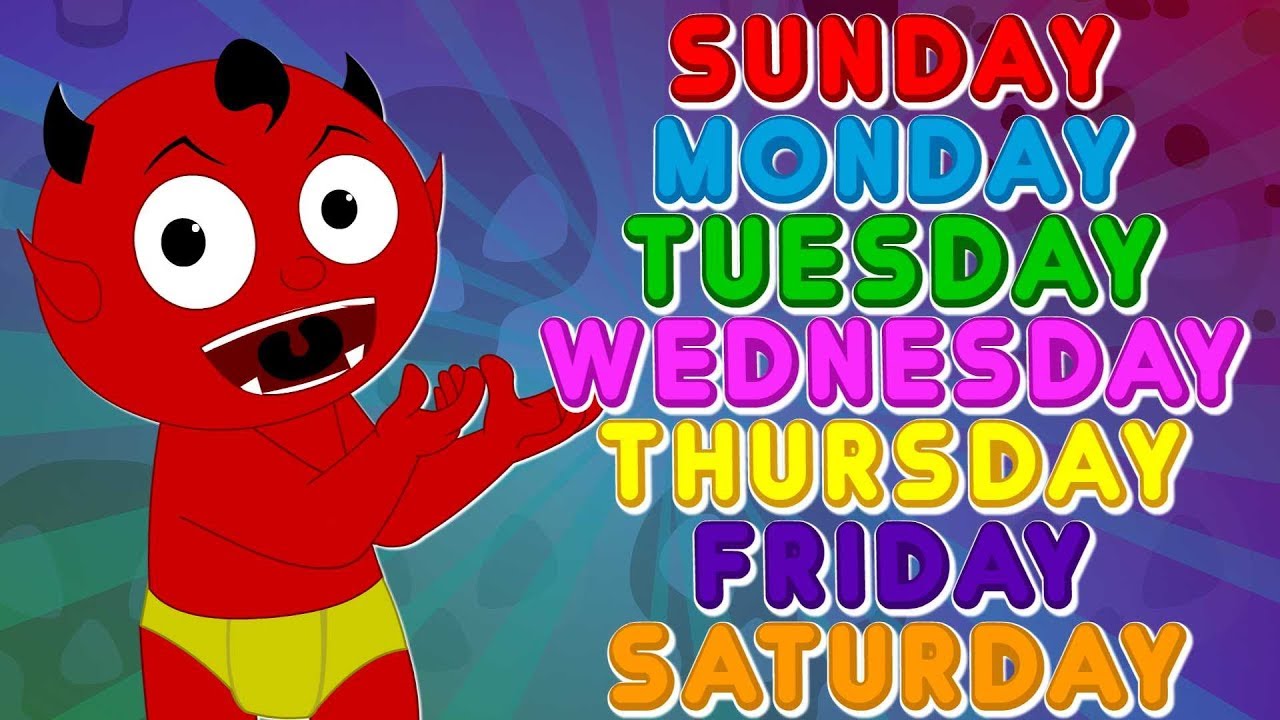 Days Of The Week Song | Nursery Rhymes | Baby Song For Children