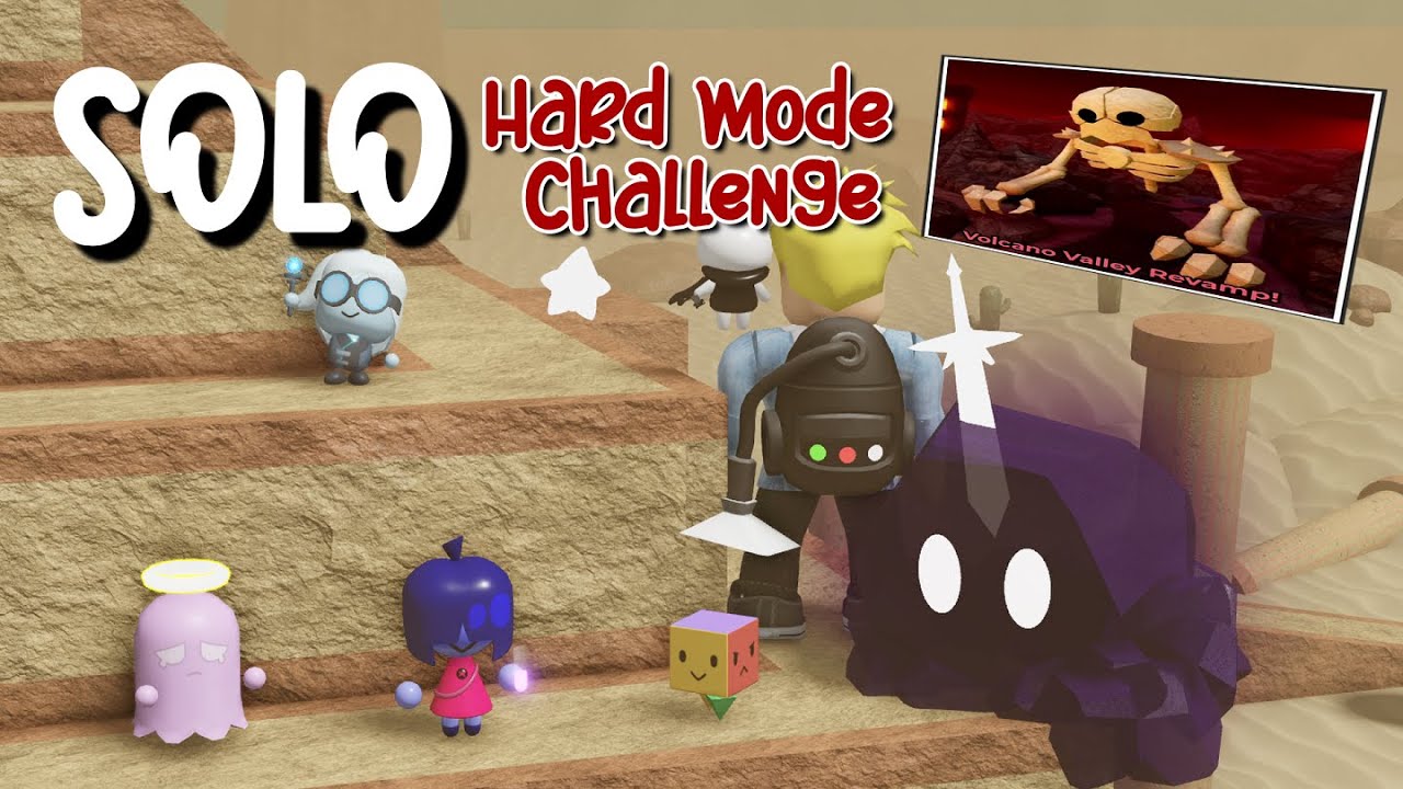 How to SOLO DESOLATE DESERT / VOLCANO VALLEY REVAMP UPDATE / Tower Heroes Roblox