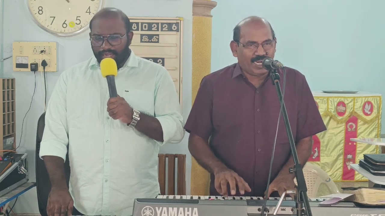 எனக்காய் கதறும் என் இயேசு நல்லவரே- நானும் எனது மகனும் பாடியது (இடம் செந்தியம்பலம் CMS ஆலயம்)