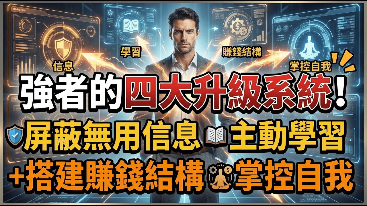 99% 的人困在底層泥沼！不是命運偏袒，而是你逃不出這四條思維鎖鏈