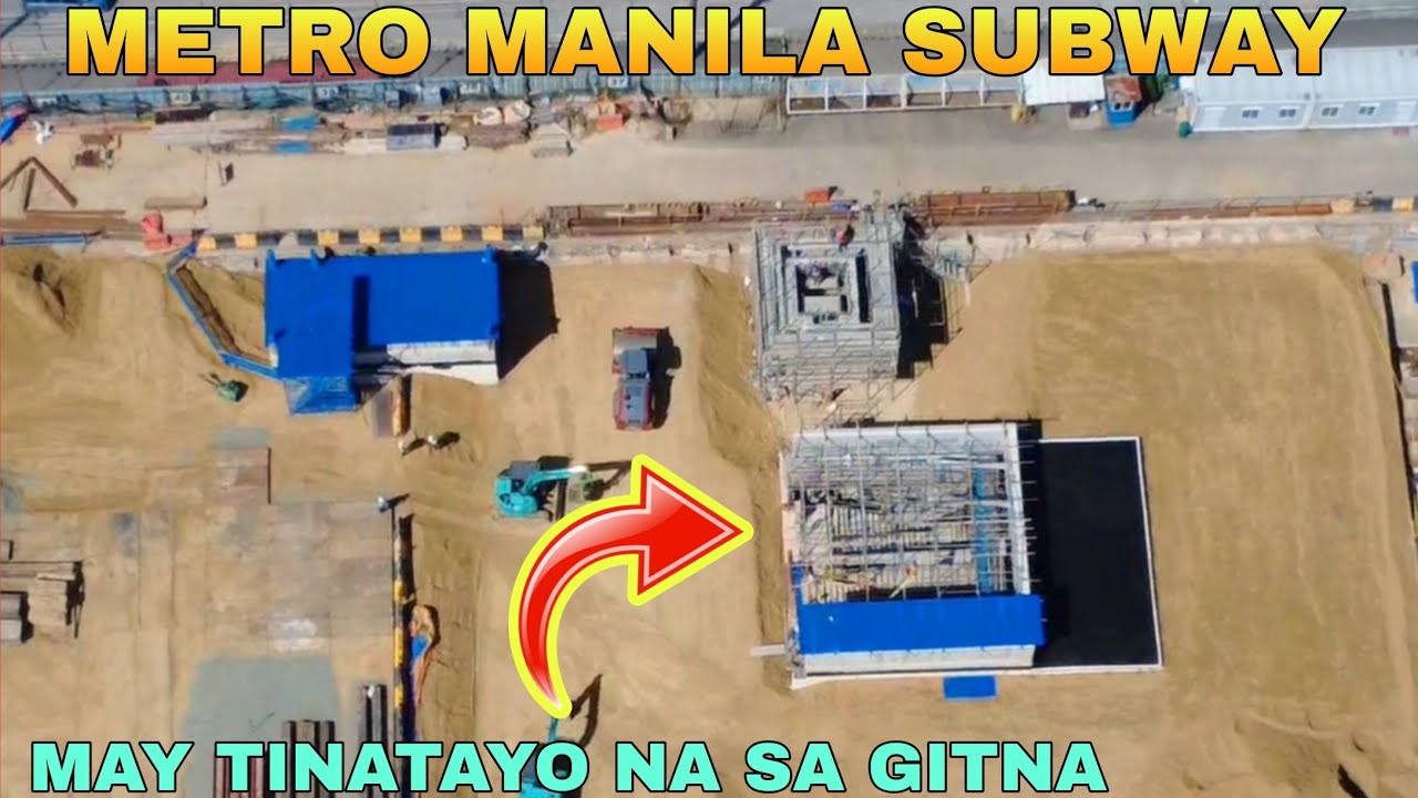MAY TINATAYO NA SA GITNA NA/METRO MANILA SUBWAY NORTH AVENUE STATION UPDATE 