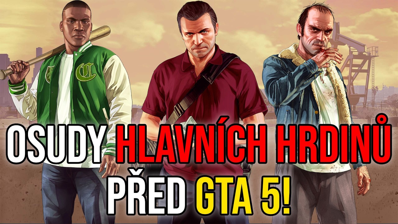 Hlavní postavy a jejich minulost před GTA 5!