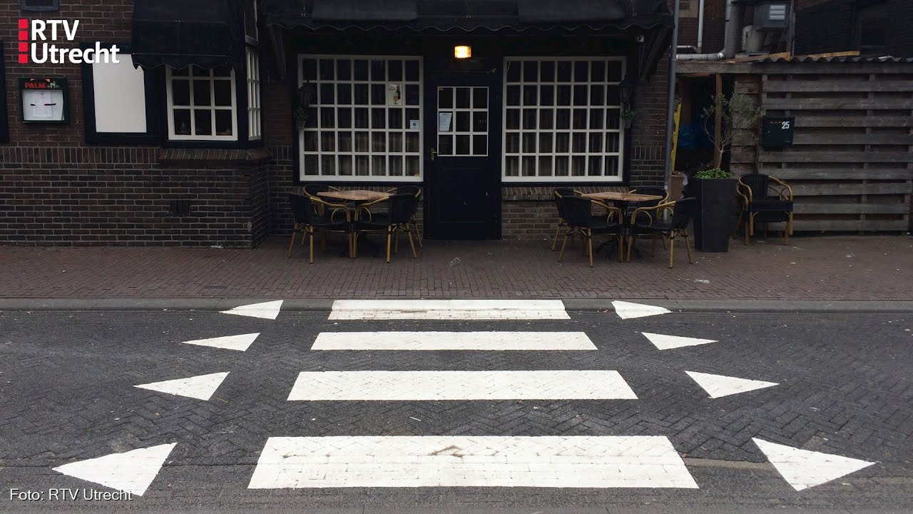 Illegaal zebrapad aangelegd in Veenendaal: 