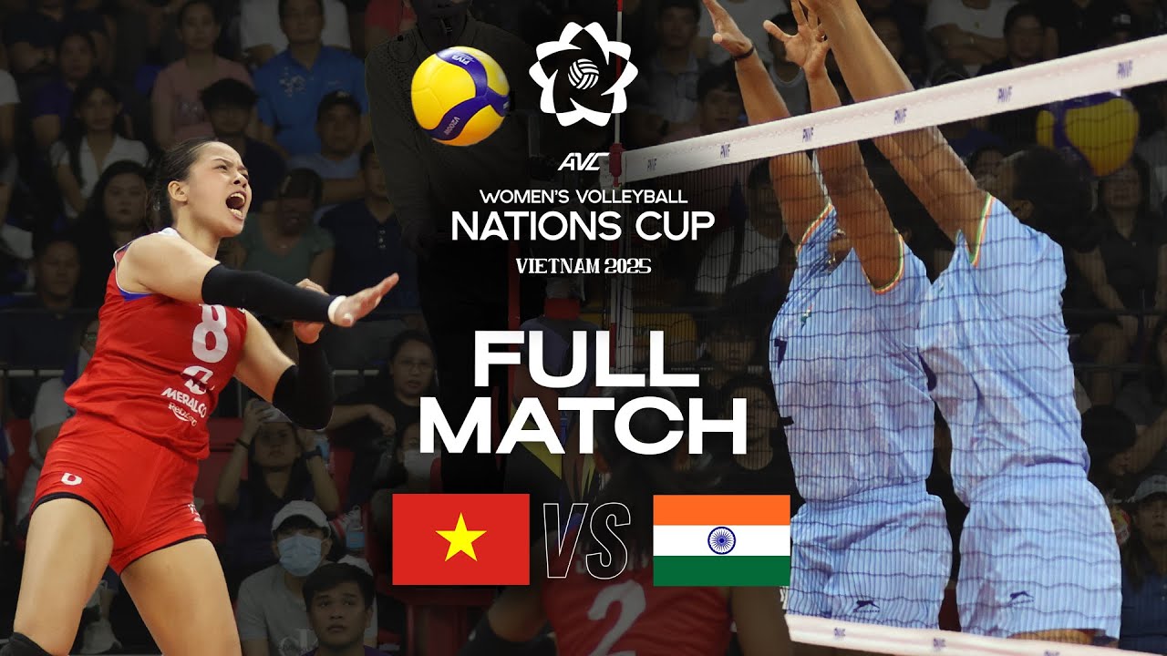 Vietnam vs. India - Pool Play | AVC Women's Nations Cup