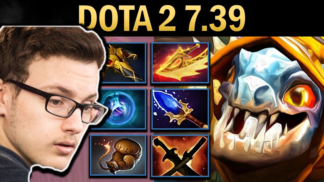 Slark Gameplay with Radiance and Aghanims - Dota 7.39