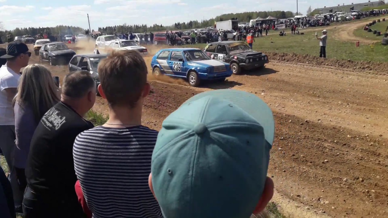 Autokrosas 2017 pirmas etapas m2000 klases pirmas vaziavimas