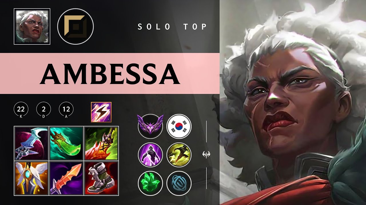 Ambessa Top vs Gwen - KR Master Patch 26.02