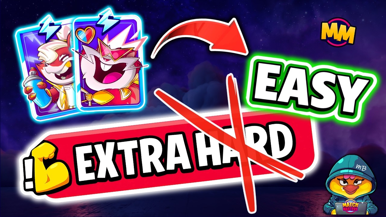 EXTRA HARD SOLO IS TOO EASY NOW? POWER BOOSTERS ARE SO OP 🔥 MATCH MASTERS