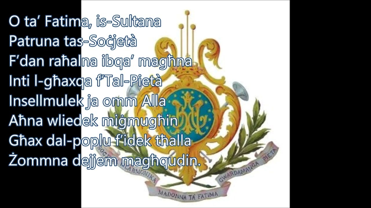 Innu Soċjetà Filarmonika Madonna ta' Fatima