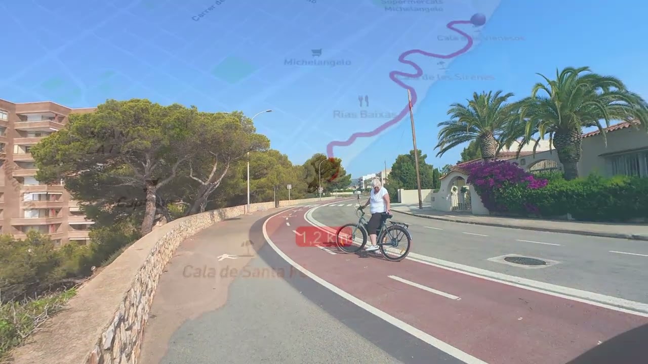 Espania Miami Platja on Bike