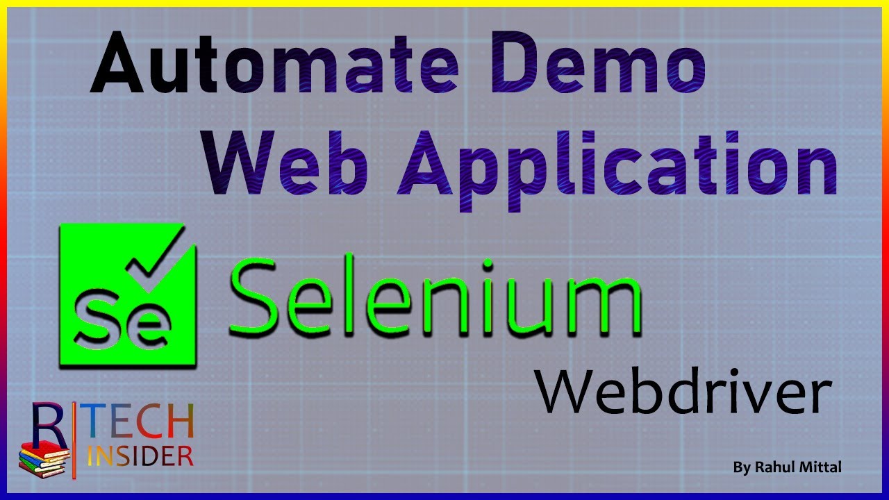 Automate Demo Web Application