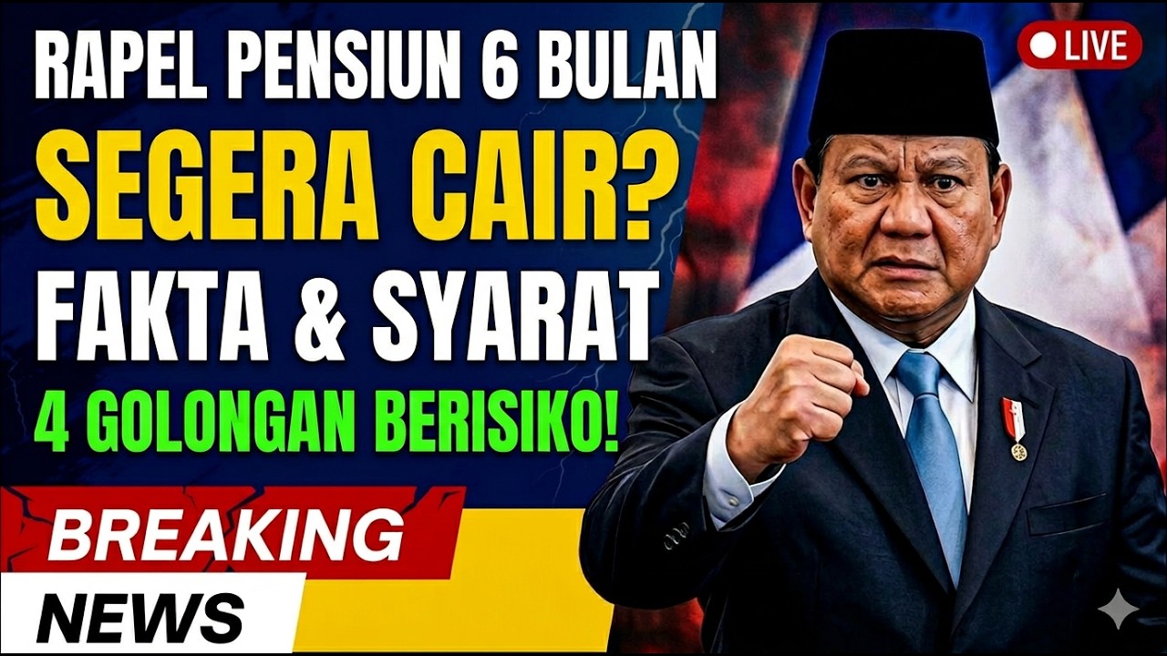 Rapel Pensiun 6 Bulan Segera Cair? Ini Fakta, Syarat, dan 4 Golongan Berisiko
