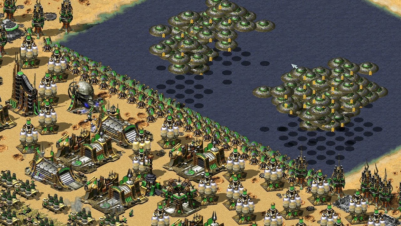 Red ALert 2 | Extra hard AI | 7 vs 1 | yuri vs 7 random | 7 vs 1