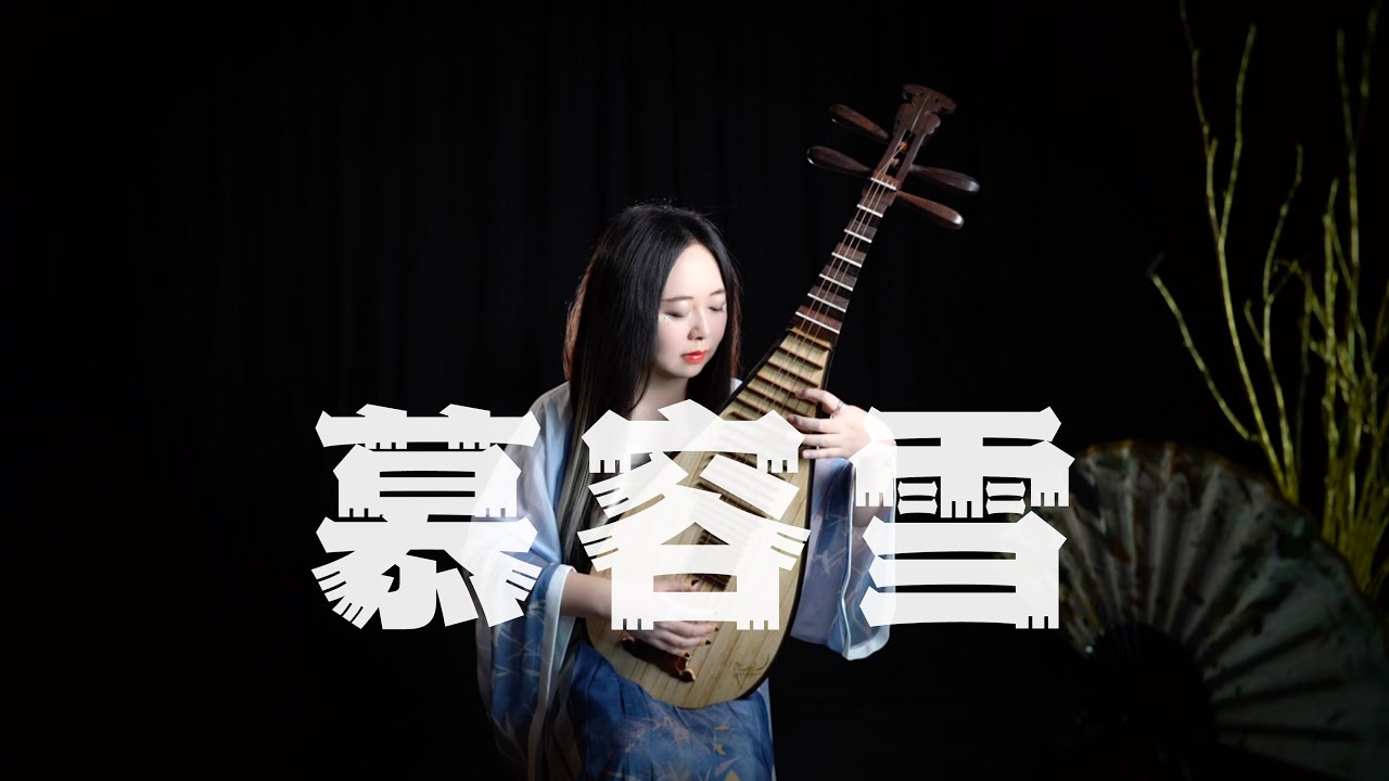 【琵琶】薛凯琪 - 慕容雪/苏州河 (Pipa Cover by Carolyn Wang 梦游天下) | 存在我脑内河流上雪景，真正属于我，其实美丽毕竟太抽象，被文学书本一语道破