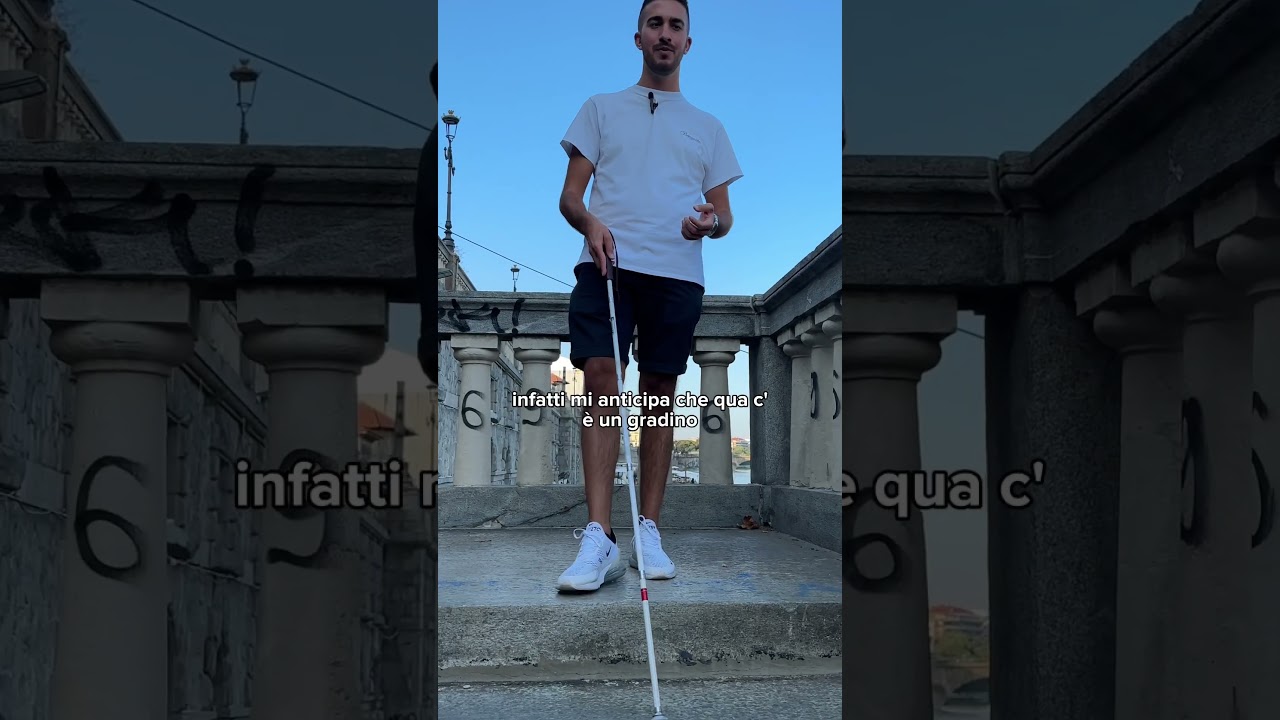 Una persona cieca come fa le scale? #cecit&agrave; #disabilit&agrave;visiva #ipovisione #curiosit&agrave;