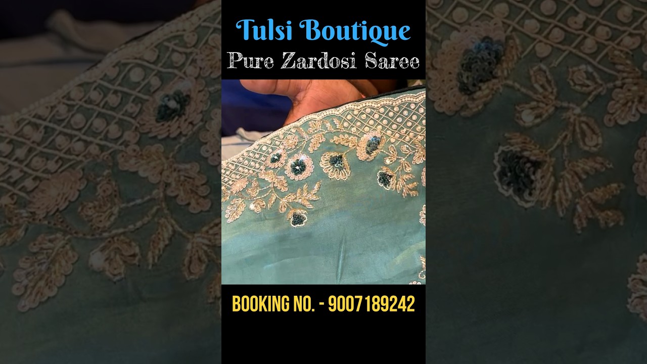 Kolkata Handwork Saree - Pure Zardosi Work Saree 🔥 #handworksaree #zardosiworksaree #designersarees