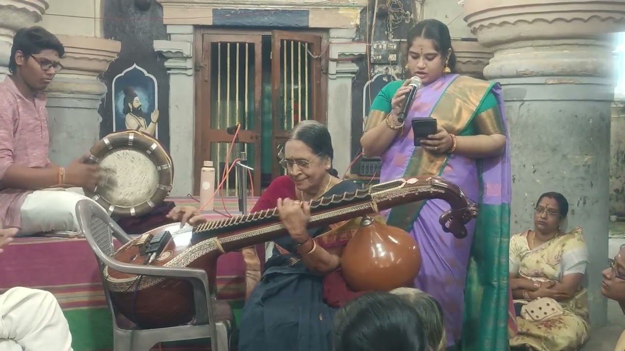 பகுதி 13 திருமதி.மாலதி கிருஷ்ண மணி வீணை கச்சேரி கும்பகோணம் 