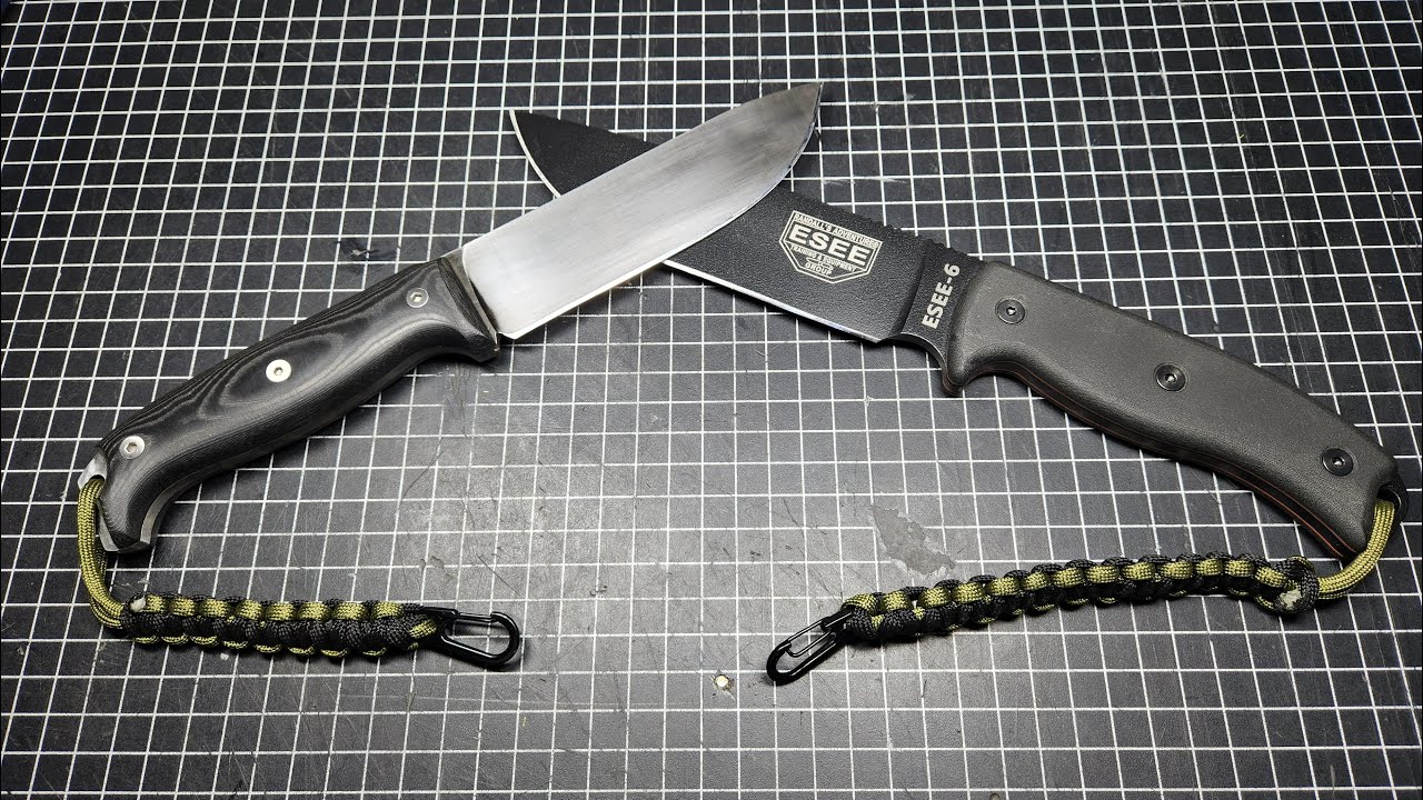 Esee 6 y J&V BS9 (Test de Retencion de Filo Aceros 1095)