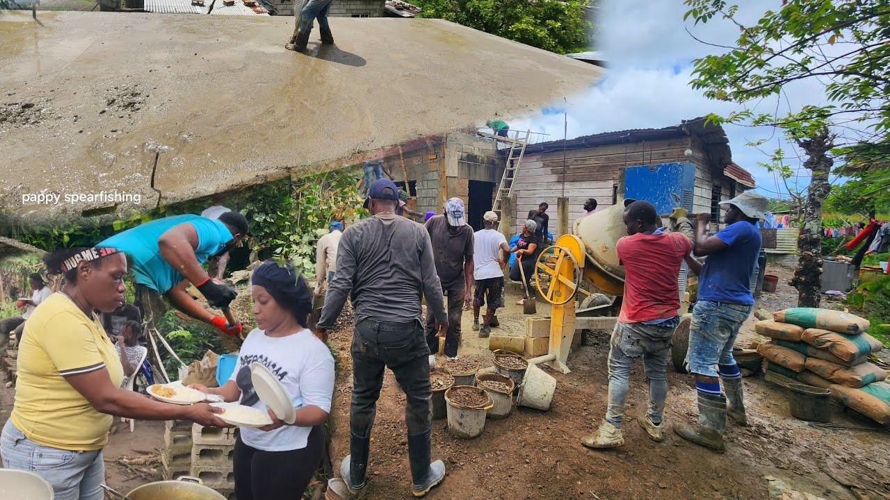 Everyone come together to help me deck my house god is the greatest house update