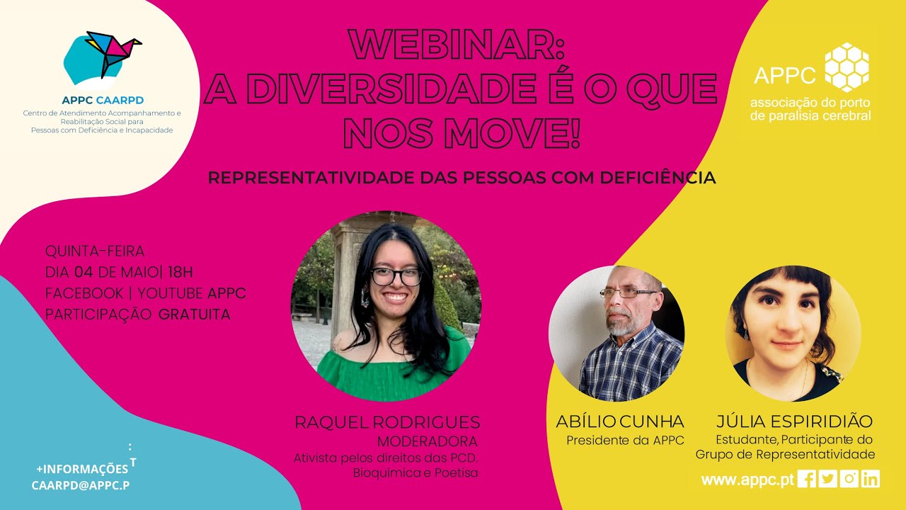 WEBINAR  | Representatividade das Pessoas com Deficiência.