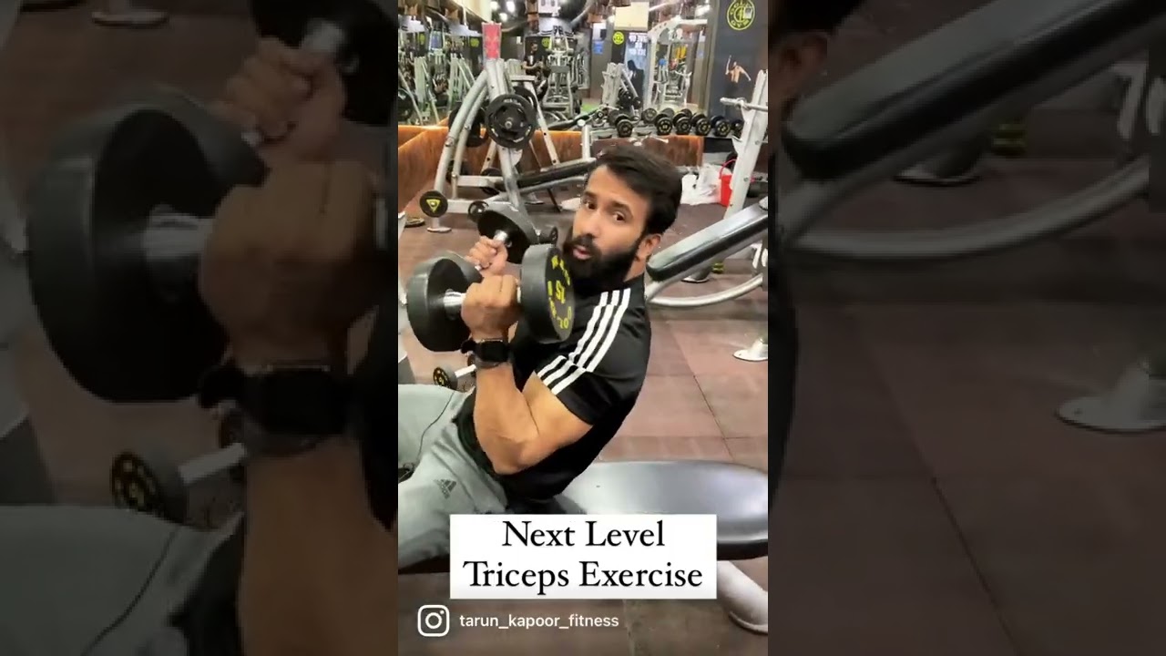 #nextlevel Triceps Exercise #Gain Triceps #Try This Workout 🏋️&zwj;♀️
