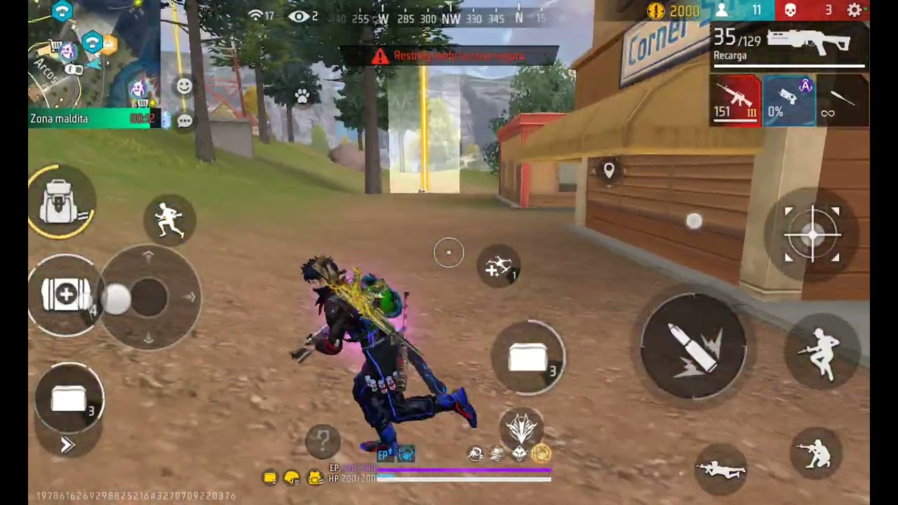SACANDO TREMENDA PARTIDA EN FREE FIRE
