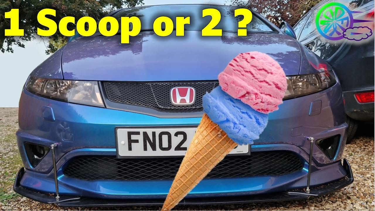 Fog Light Scoops and Cold Air Feed Pipe | Honda Civic Type R FN2