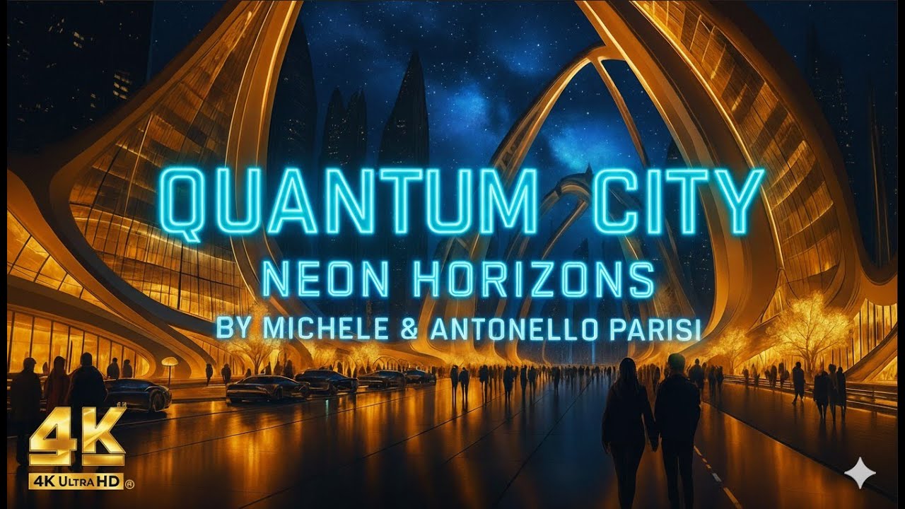 Futuristic Quantum City: Advanced Architecture, Neon Skylines & Autonomous Vehicles | 4K