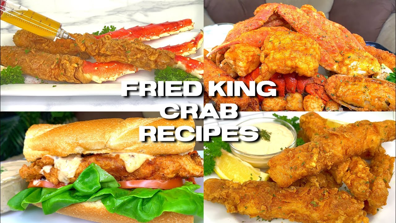 5 FRIED KING CRAB RECIPE!