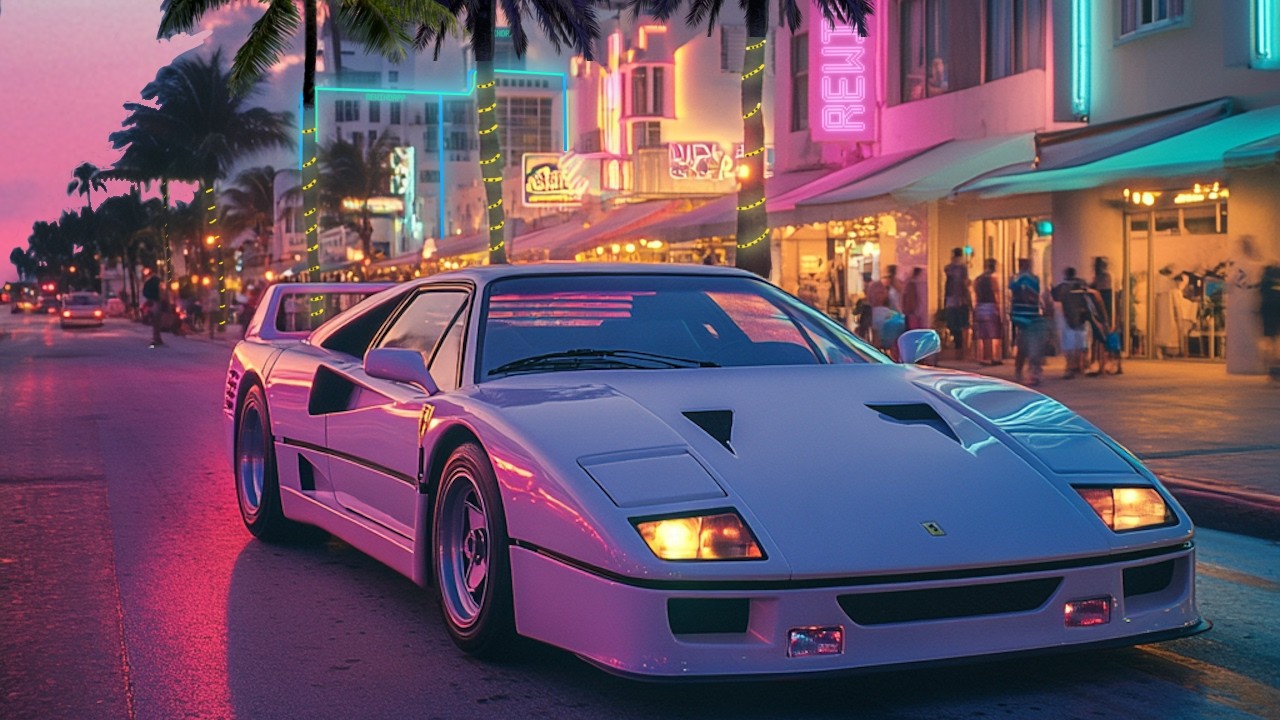 It's summer 1988, you're driving in Miami