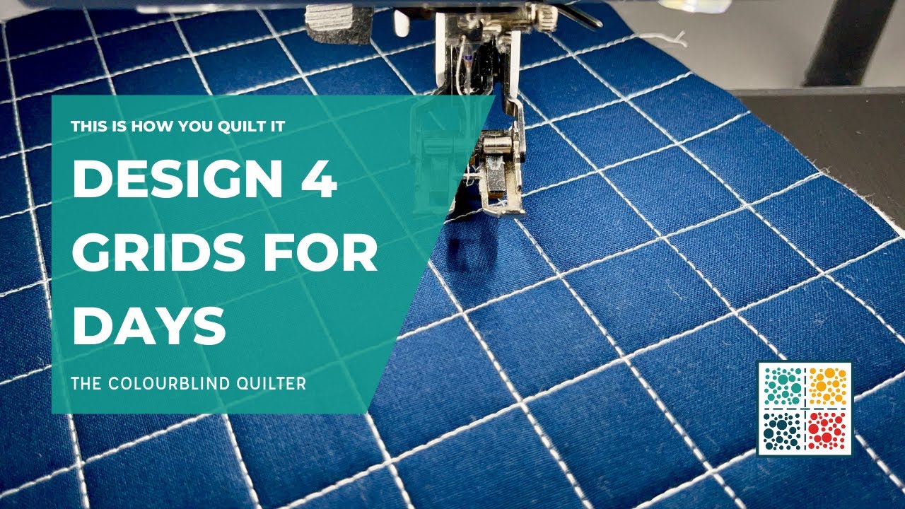 Square Grid Quilting Design - Design #4 (This is How You Quilt It)