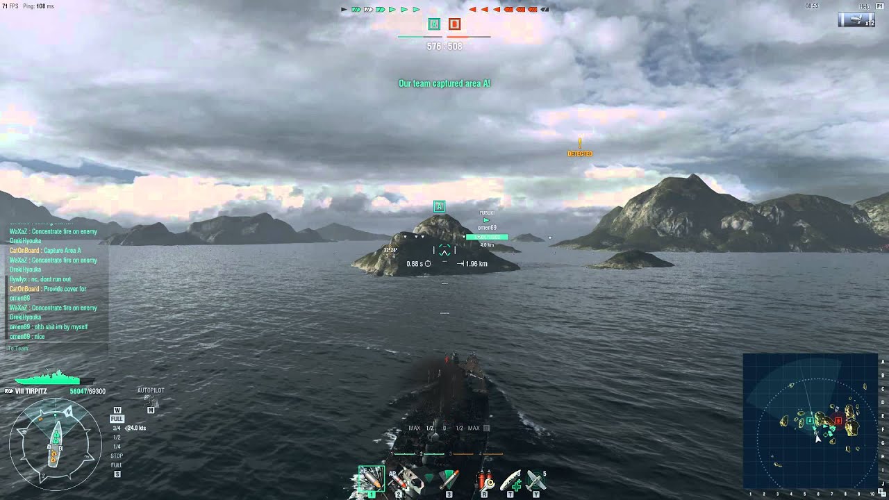 WOWS Ranked Battle S2, Rank 2 - Defense Tactics, North