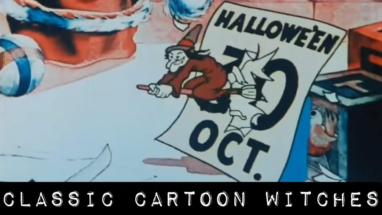 Animated Witches | Vintage/Retro/Classic Witch Cartoons with Halloween Lo-fi Ambience
