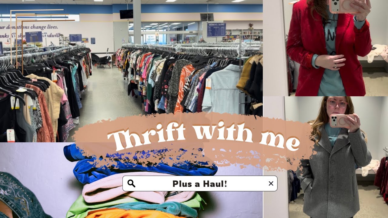 Thrift with me & Haul! #thrifting #haul 