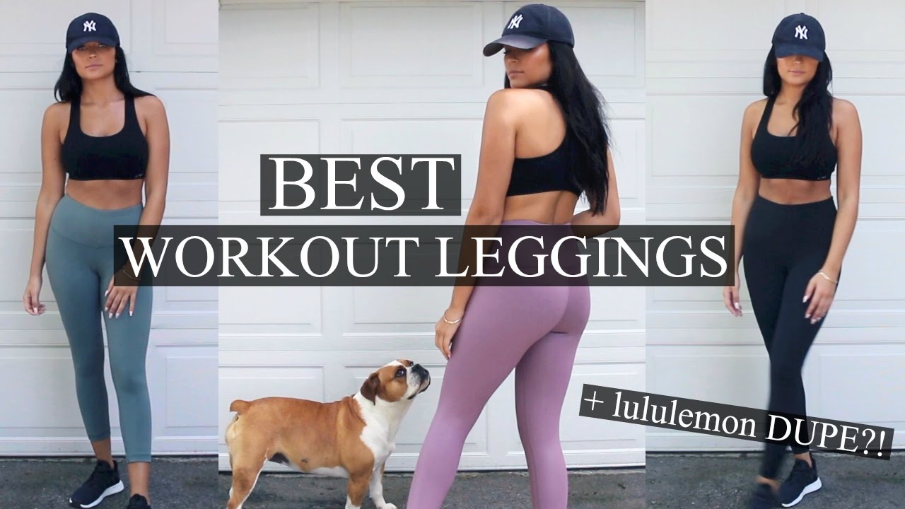 BEST WORKOUT LEGGINGS: High/Low End + Lululemon DUPE!? | Stephanie Ledda