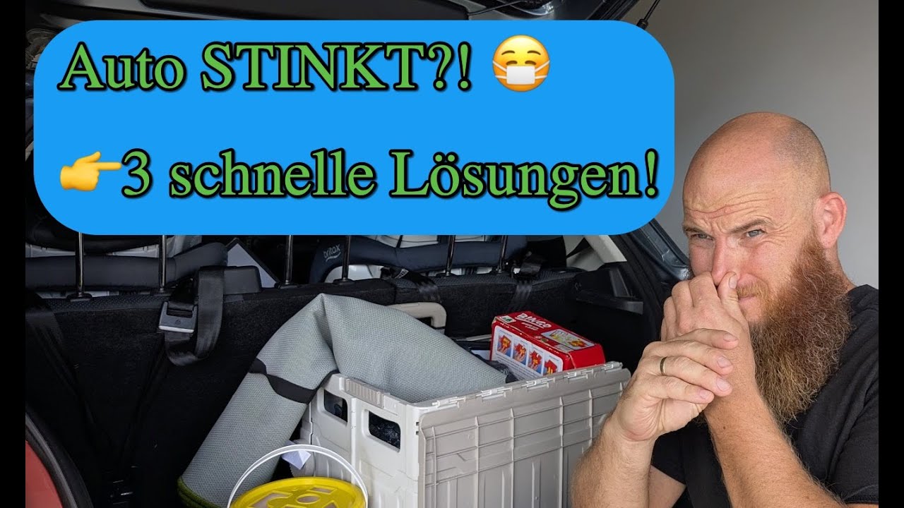 Auto stinkt? 3 einfache Hausmittel gegen schlechten Geruch