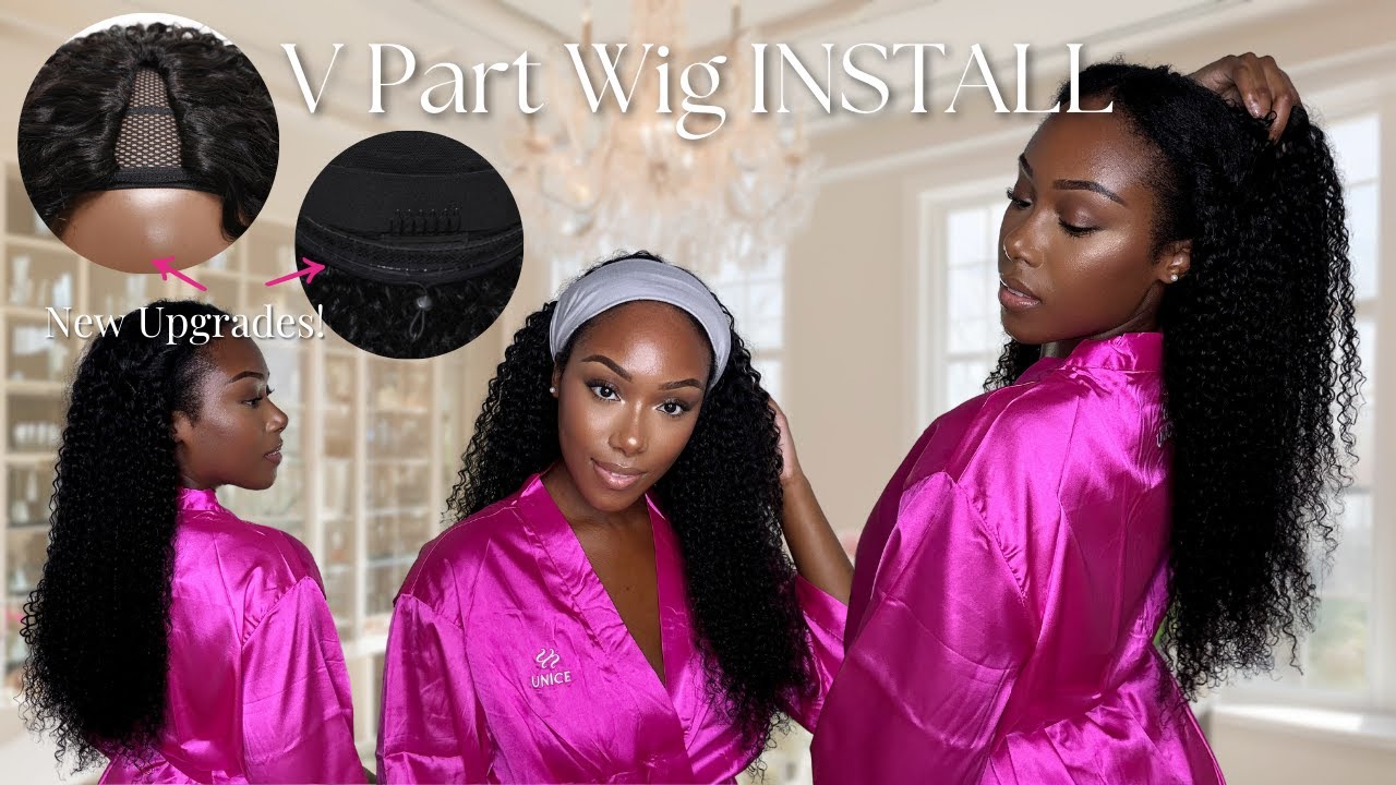 NEW Upgraded V-Part Wig from UNICE Hair