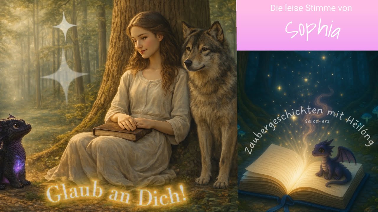 Zaubergeschichten mit Hēilóng 🐉 leise Stimme von Sophia 🐺 