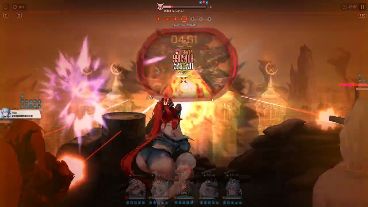 NIKKE 異常個體攔截戰 過激派9階 1:38紀錄