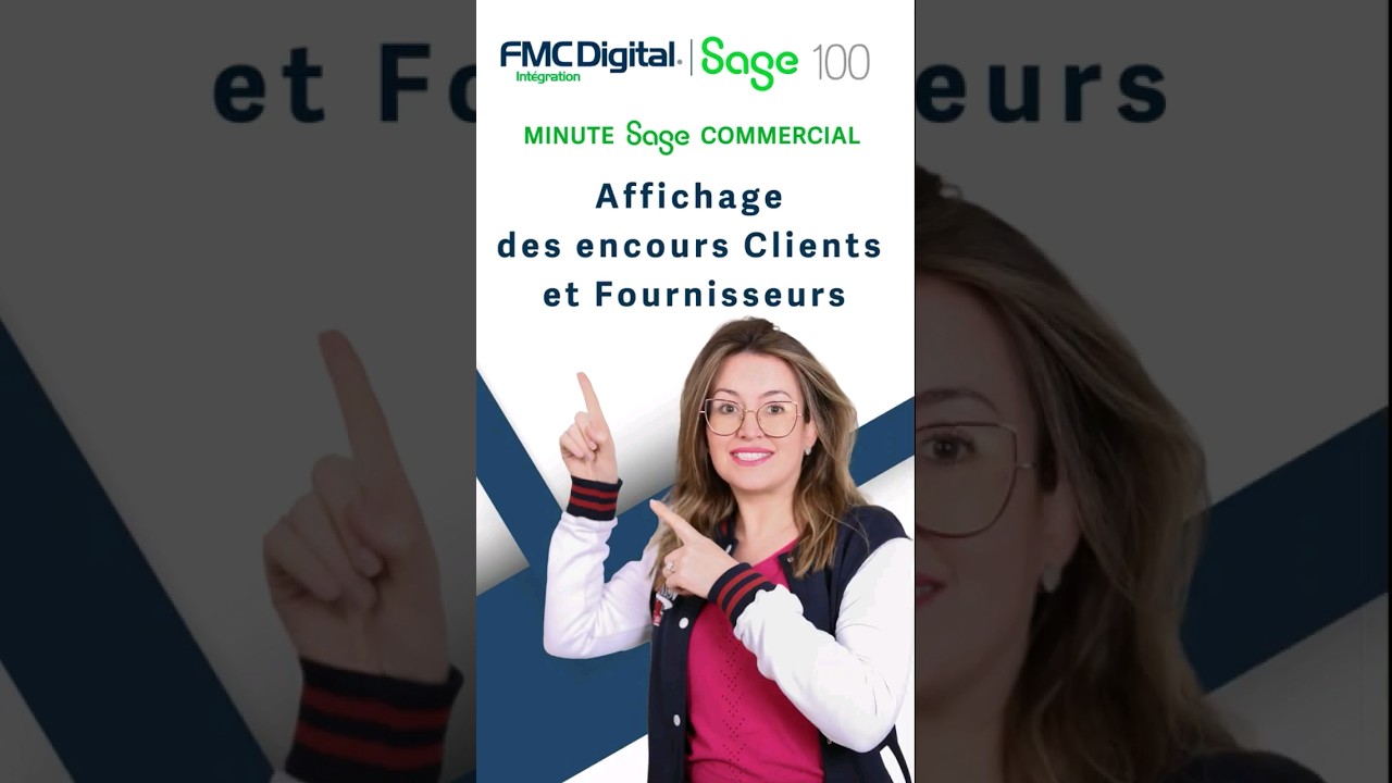Sage 100 Gestion Commerciale : Affichage des encours clients et fournisseurs