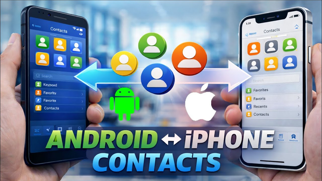 Transfer Contacts from Android to iPhone & iPhone to Android Easily